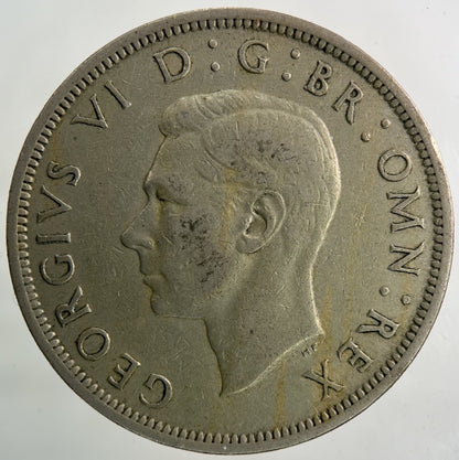 1949 George VI Half - Crown Coin | Fine Collectable Grade