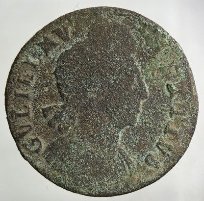 1697 William III 3rd Half - Penny Coin | Collectable Grade