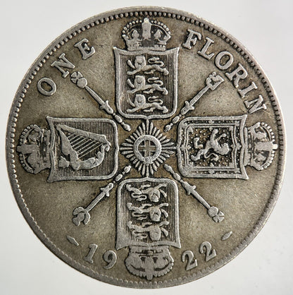 1922 George V Florin Silver Coin | Fine Collectable Grade