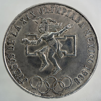 1968 Mexico 25 Pesos Silver Coin | Very High Grade