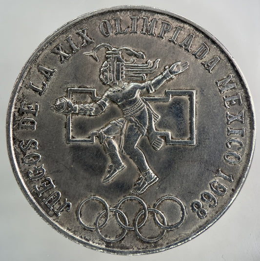 1968 Mexico 25 Pesos Silver Coin | Very High Grade