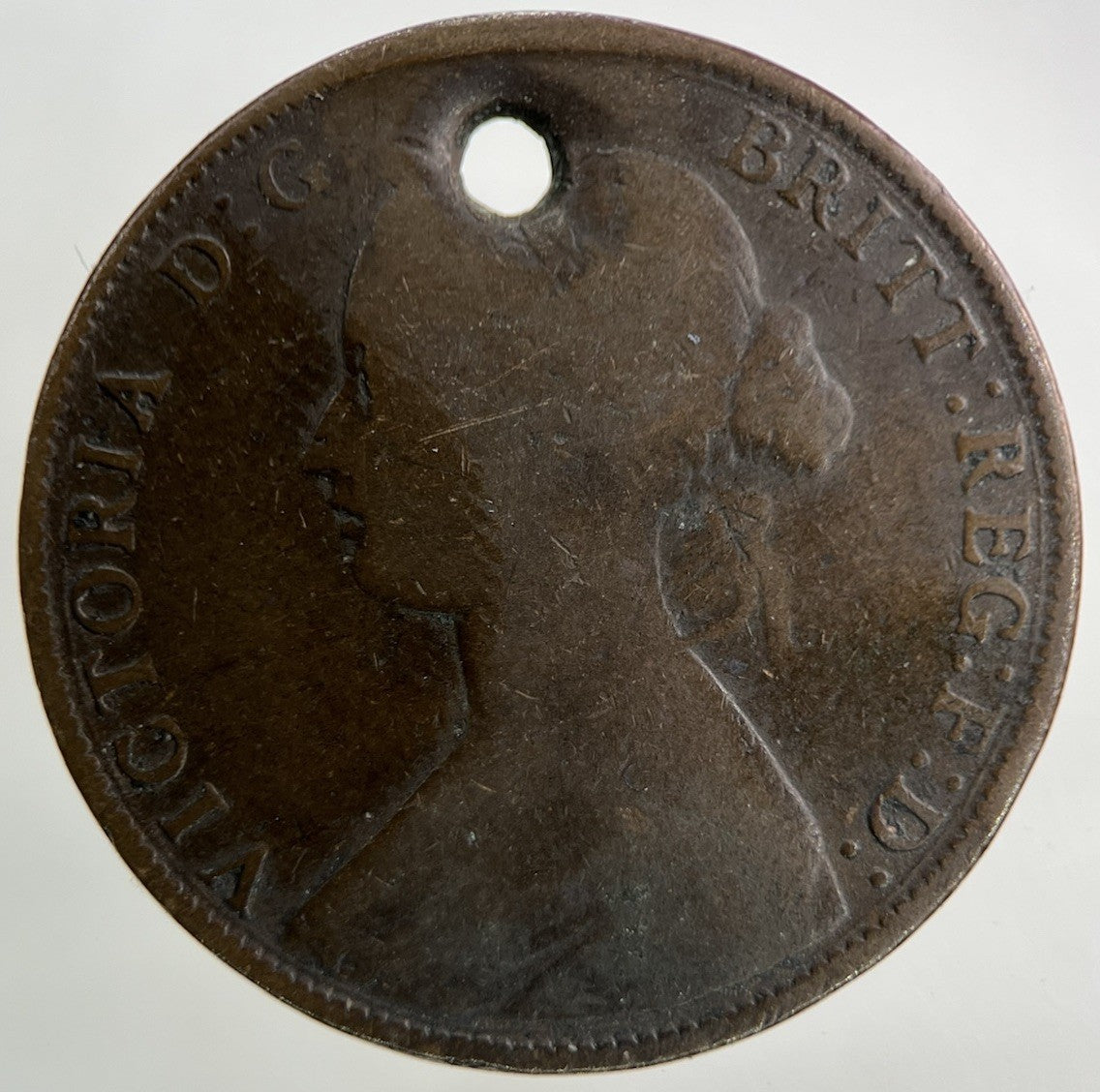 1861 Victoria Half - Penny Coin | Collectable Grade