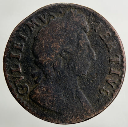 1700 William III 3rd Farthing Coin | Fine Collectable Grade