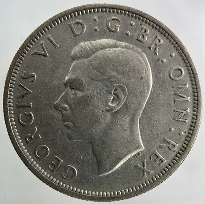 1946 George VI Half - Crown Silver Coin | Fine Collectable Grade