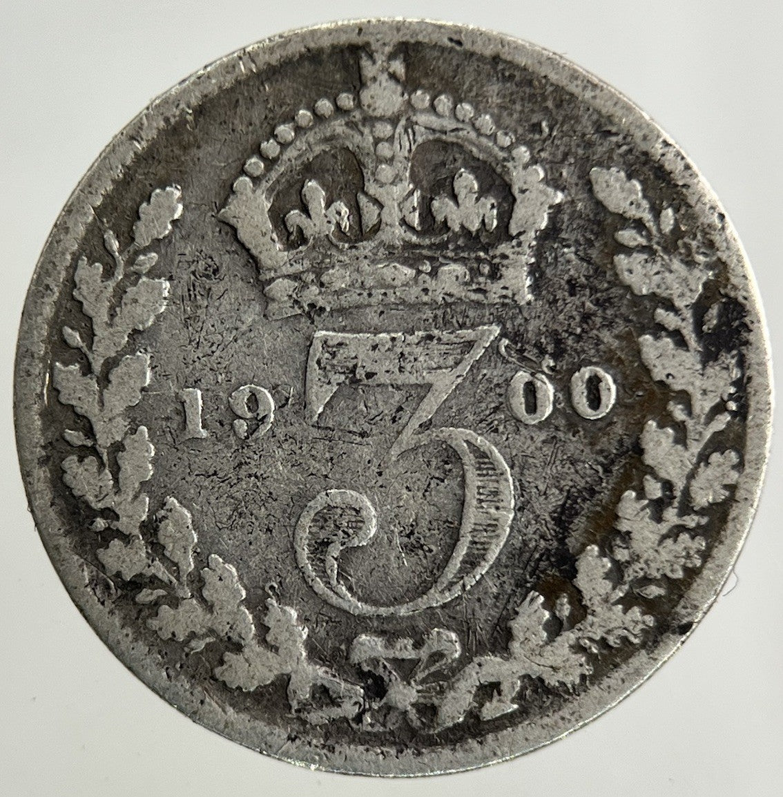 1900 Victoria Threepence Silver Coin | Collectable Grade
