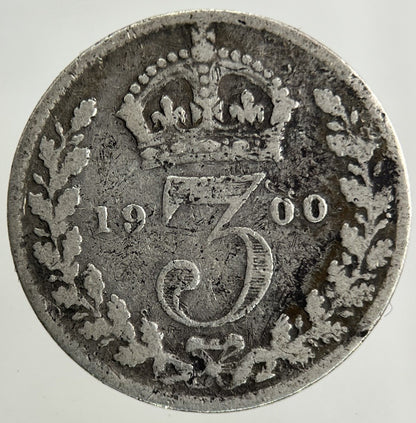 1900 Victoria Threepence Silver Coin | Collectable Grade