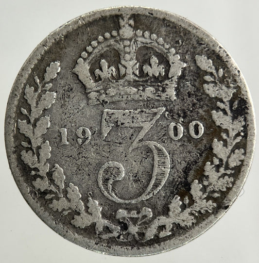 1900 Victoria Threepence Silver Coin | Collectable Grade