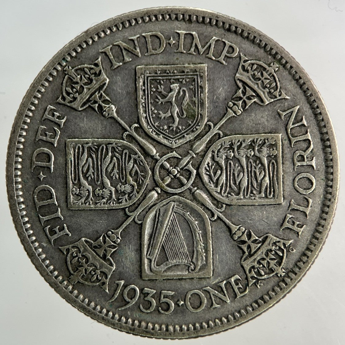 1935 George V Florin Silver Coin | Fine Collectable Grade