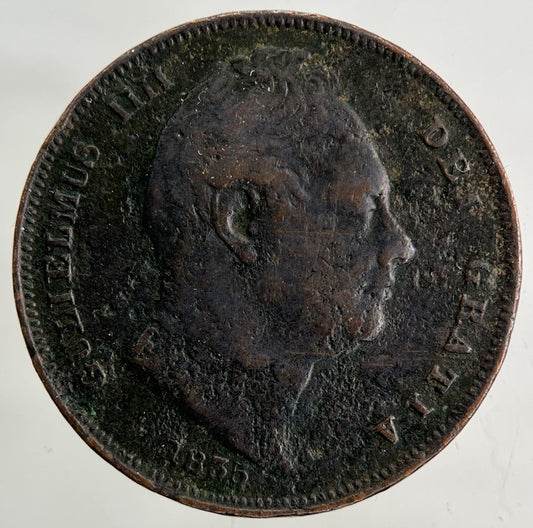 1835 William IV Farthing Coin | Collectable Grade