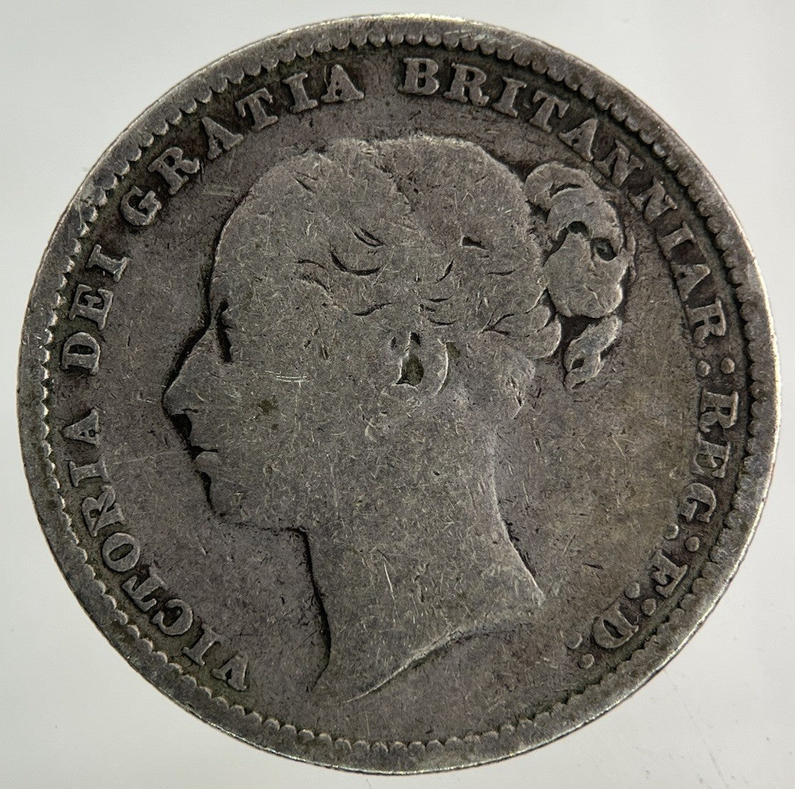 1883 Victoria Shilling Silver Coin | Collectable Grade