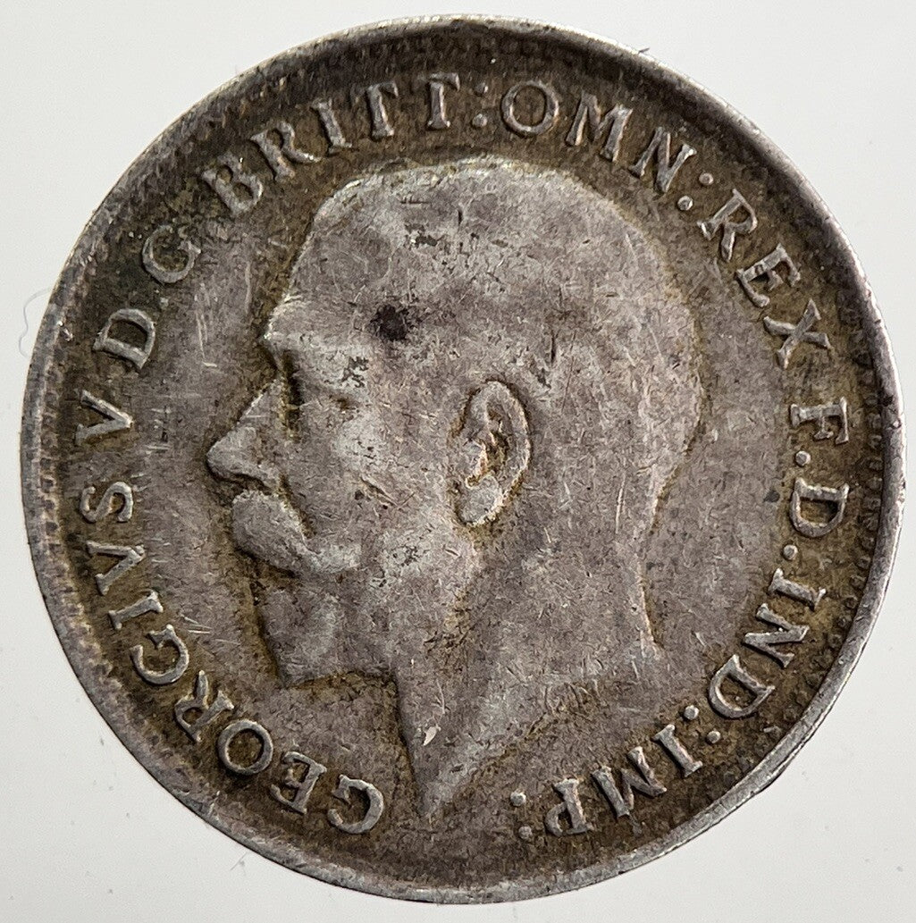 1919 George V Threepence Silver Coin | Fine Collectable Grade