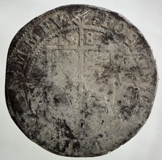 1582 Elizabeth I 1st Sixpence Hammered Silver Coin | Collectable Grade