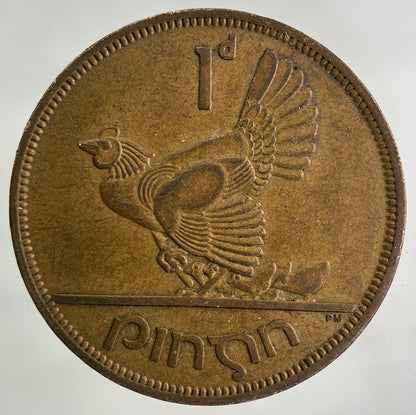 1965 Irish One Penny Coin | Fine Collectable Grade