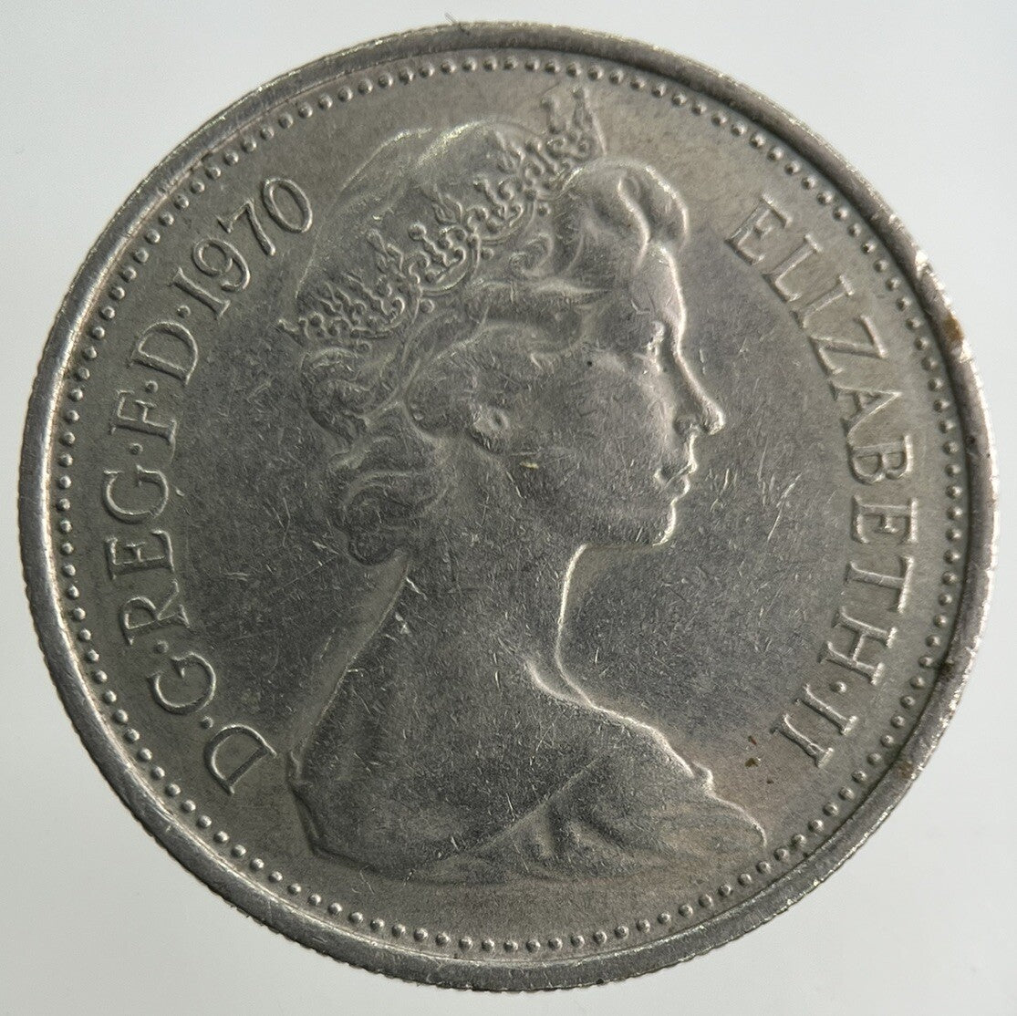 1970 Elizabeth II 2nd 5p Five - Pence Coin | Fine Collectable Grade