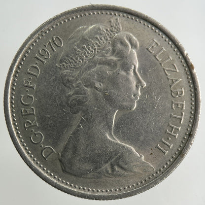 1970 Elizabeth II 2nd 5p Five - Pence Coin | Fine Collectable Grade