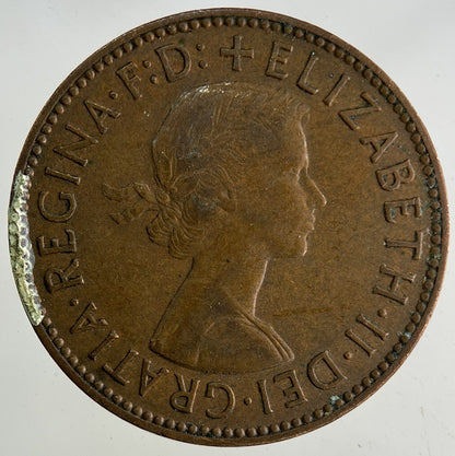 1959 Elizabeth II 2nd Half - Penny Coin | Fine Collectable Grade