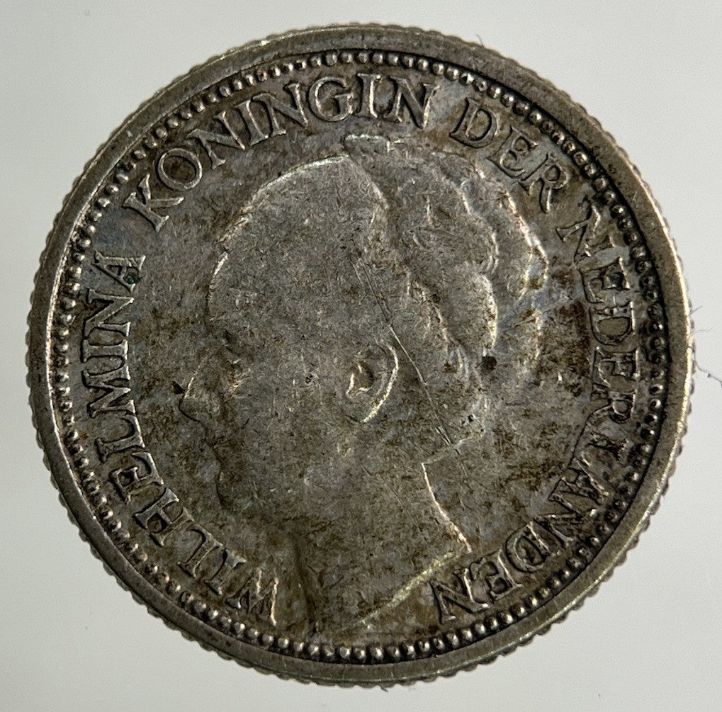 1938 Netherlands 10 Cents Silver Coin | Collectable Grade