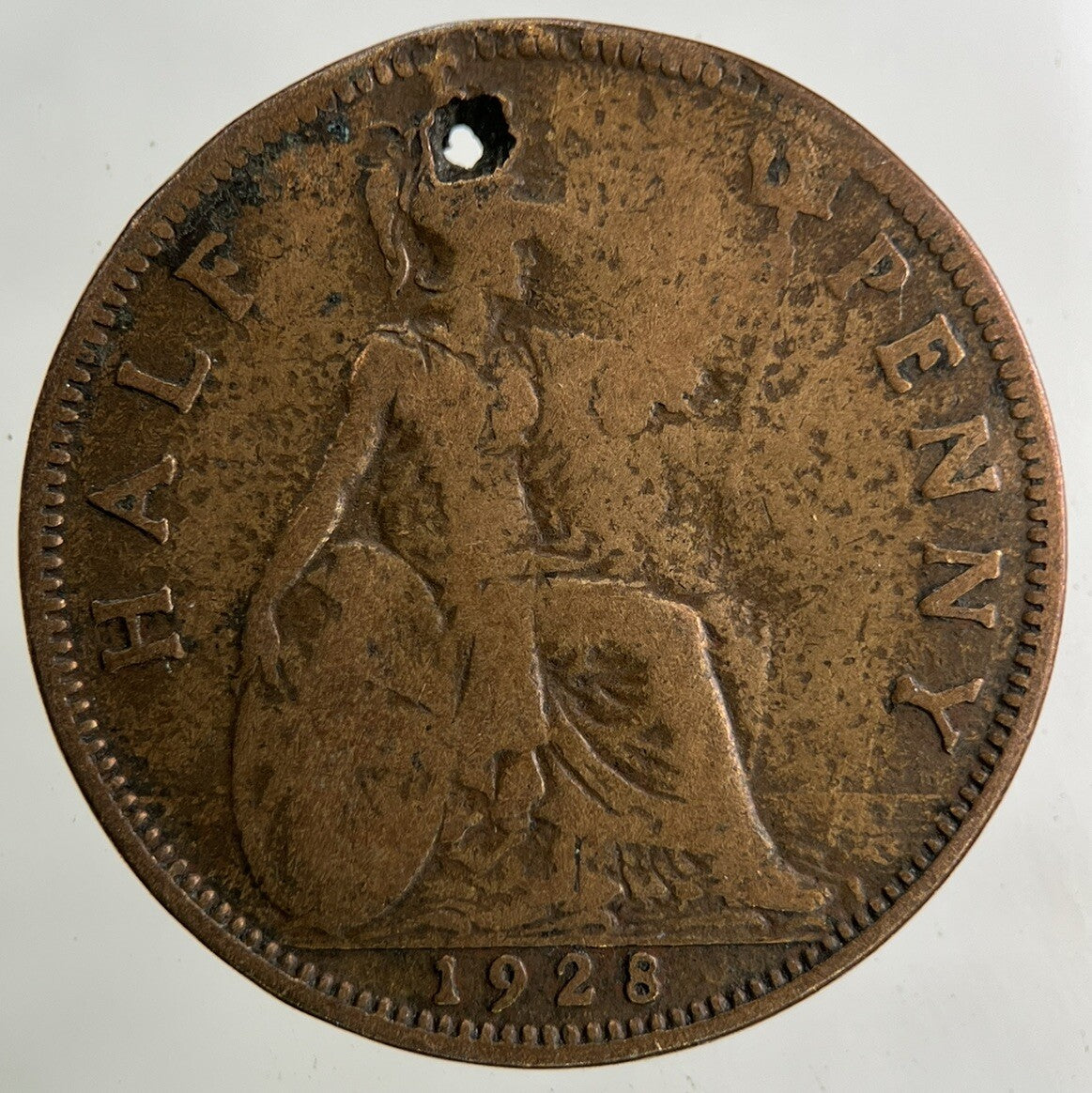 1928 George V Half - Penny Coin | Collectable Grade