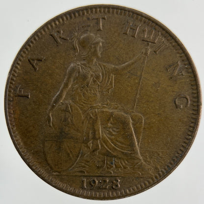 1928 George V Farthing Coin | Fine Collectable Grade