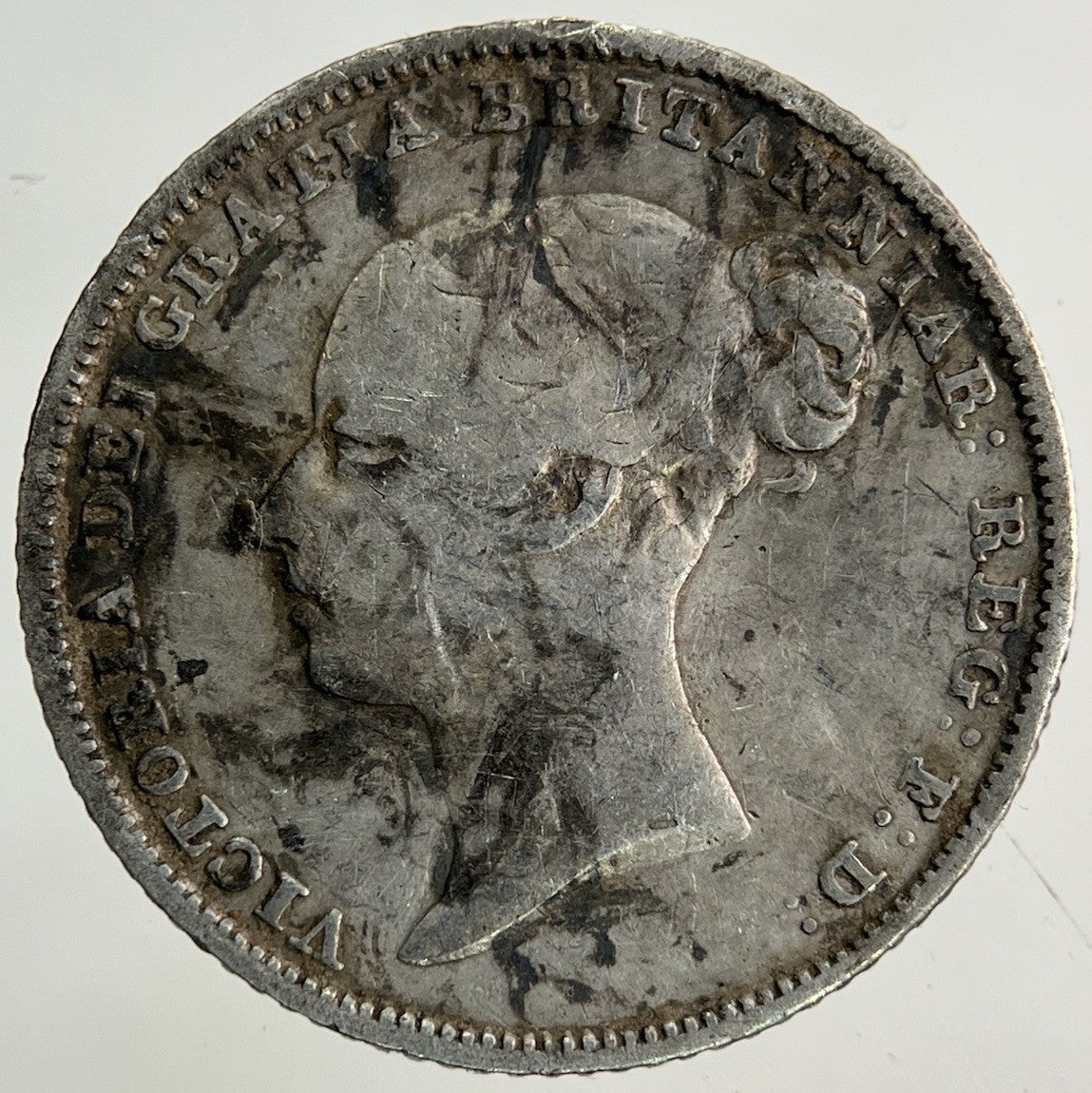 1852 Victoria Sixpence Silver Coin | Fine Collectable Grade