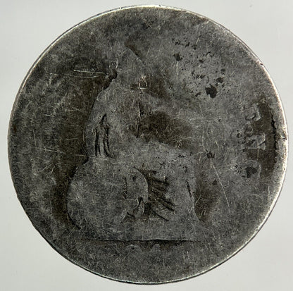 1843 Victoria Groat Four - Pence Silver Coin | Fair Grade