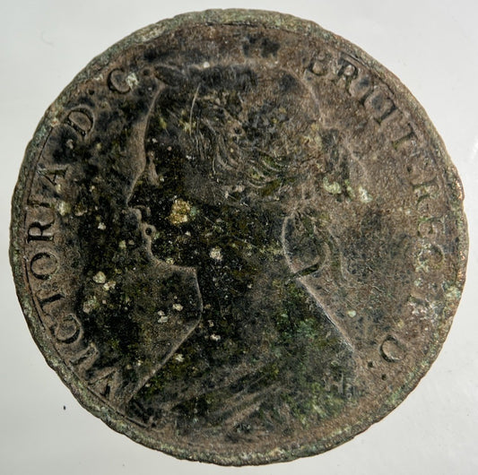 1862 Victoria Half - Penny Coin | Collectable Grade
