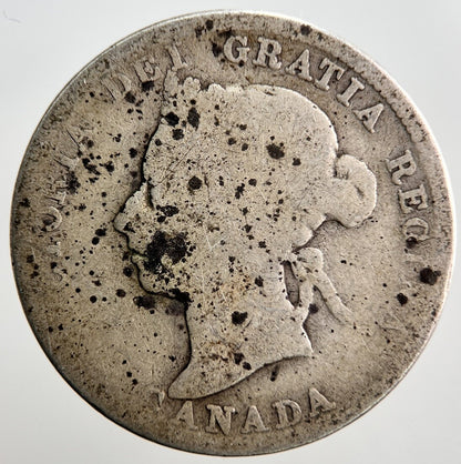 1900 Canada 25 Cents Silver Coin | Fair Grade