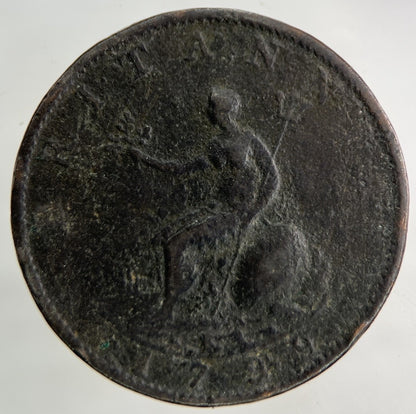 1799 George III 3rd Half - Penny Coin | Collectable Grade
