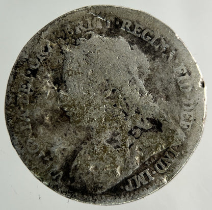 1900 Victoria Threepence Silver Coin | Worn Grade