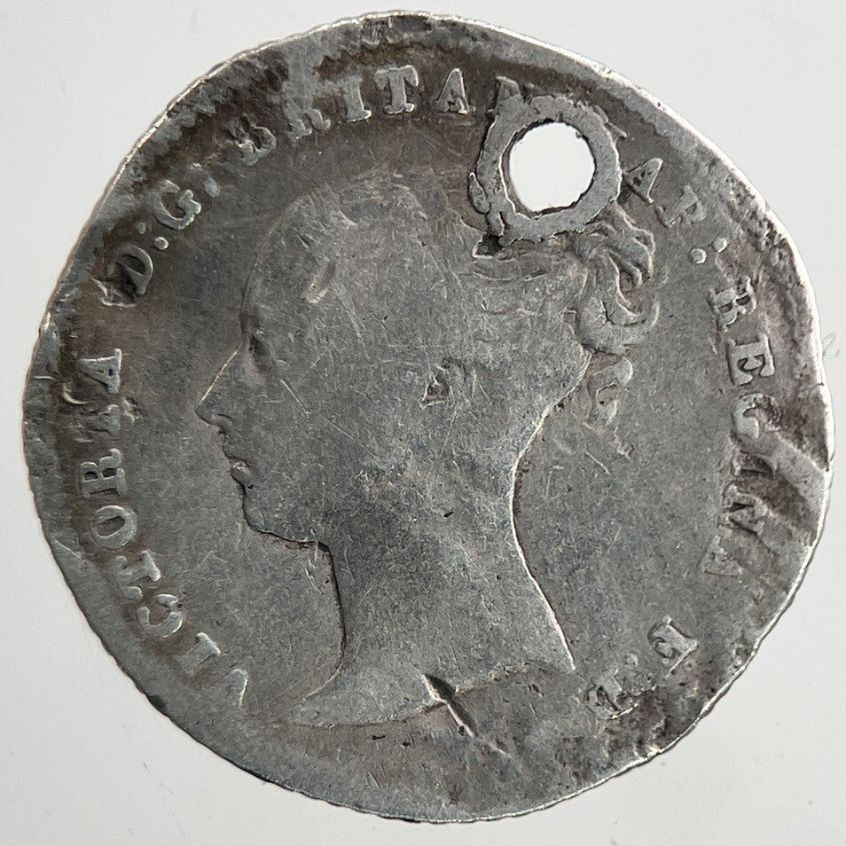 1844 Victoria Groat Four - Pence Silver Coin | Collectable Grade | a9321