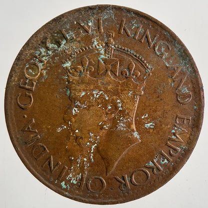 1942 Ceylon One Cent Coin | Fine Collectable Grade | a9589