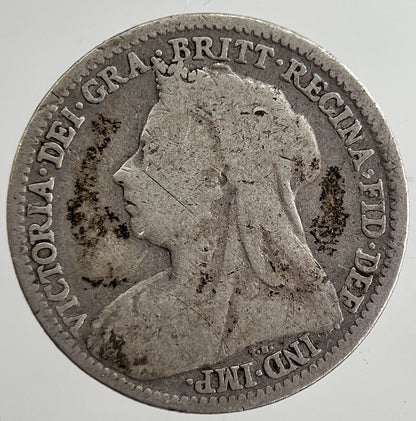 1895 Victoria Threepence Silver Coin | Collectable Grade | a8805