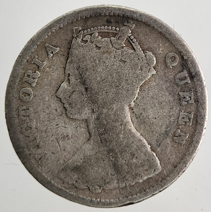 1896 Hong Kong 10 Cents Silver Coin | Collectable Grade | a9808