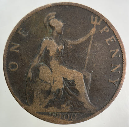 1900 Victoria One Penny Coin | Collectable Grade