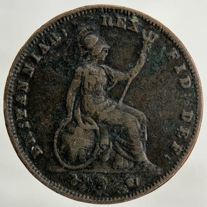 1836 William IV Farthing Coin | Collectable Grade