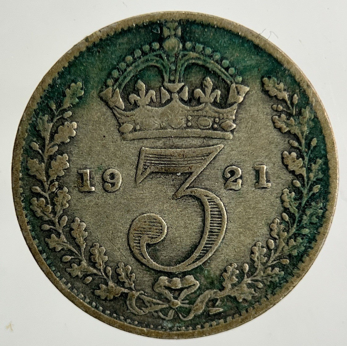 1921 George V Threepence Silver Coin | Collectable Grade