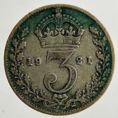 1921 George V Threepence Silver Coin | Collectable Grade