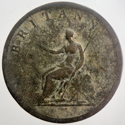 1806 George 3rd III Half - Penny British Coin | Collectable Grade | a7533