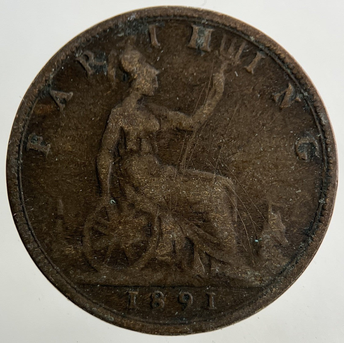 1891 Victoria Farthing Coin | Collectable Grade