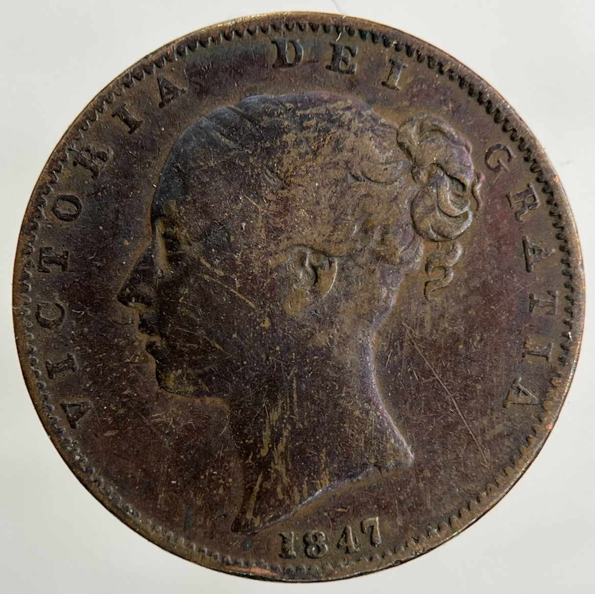 1847 Victoria Farthing Coin | Collectable Grade