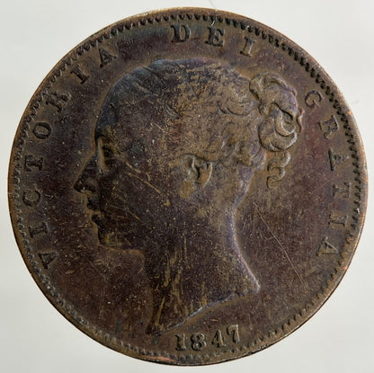 1847 Victoria Farthing Coin | Collectable Grade