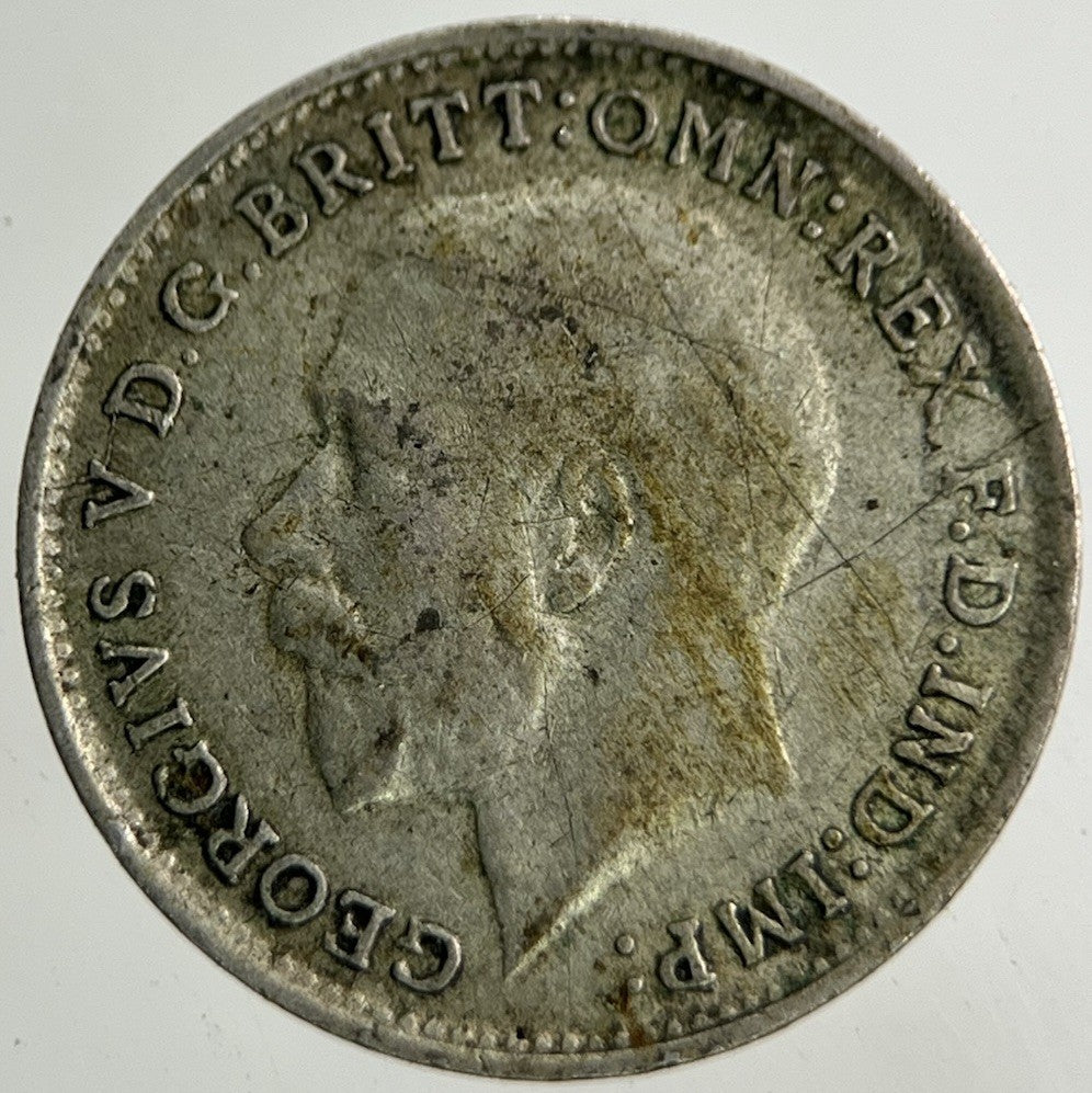 1921 George V Threepence Silver Coin | Collectable Grade