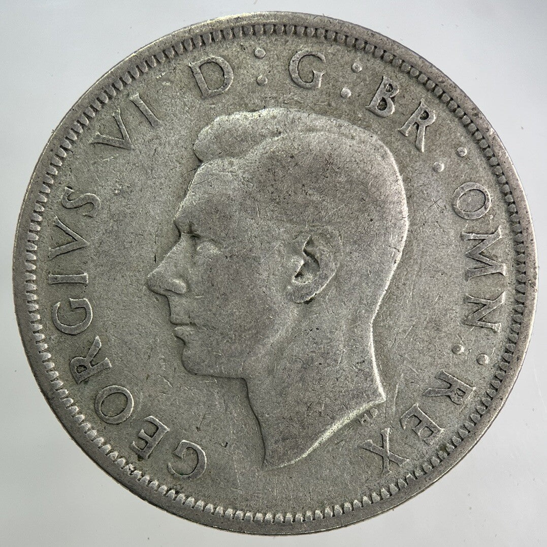 1946 George VI Half - Crown Silver Coin | Fine Collectable Grade