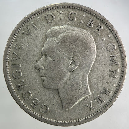 1946 George VI Half - Crown Silver Coin | Fine Collectable Grade