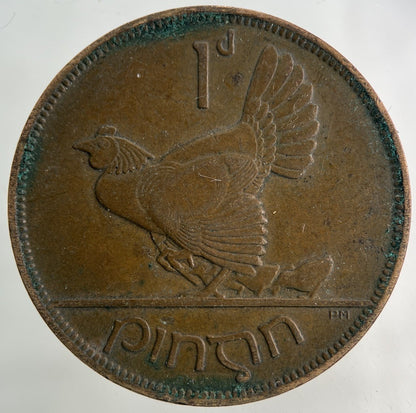 1935 Irish One Penny Coin | Fine Collectable Grade