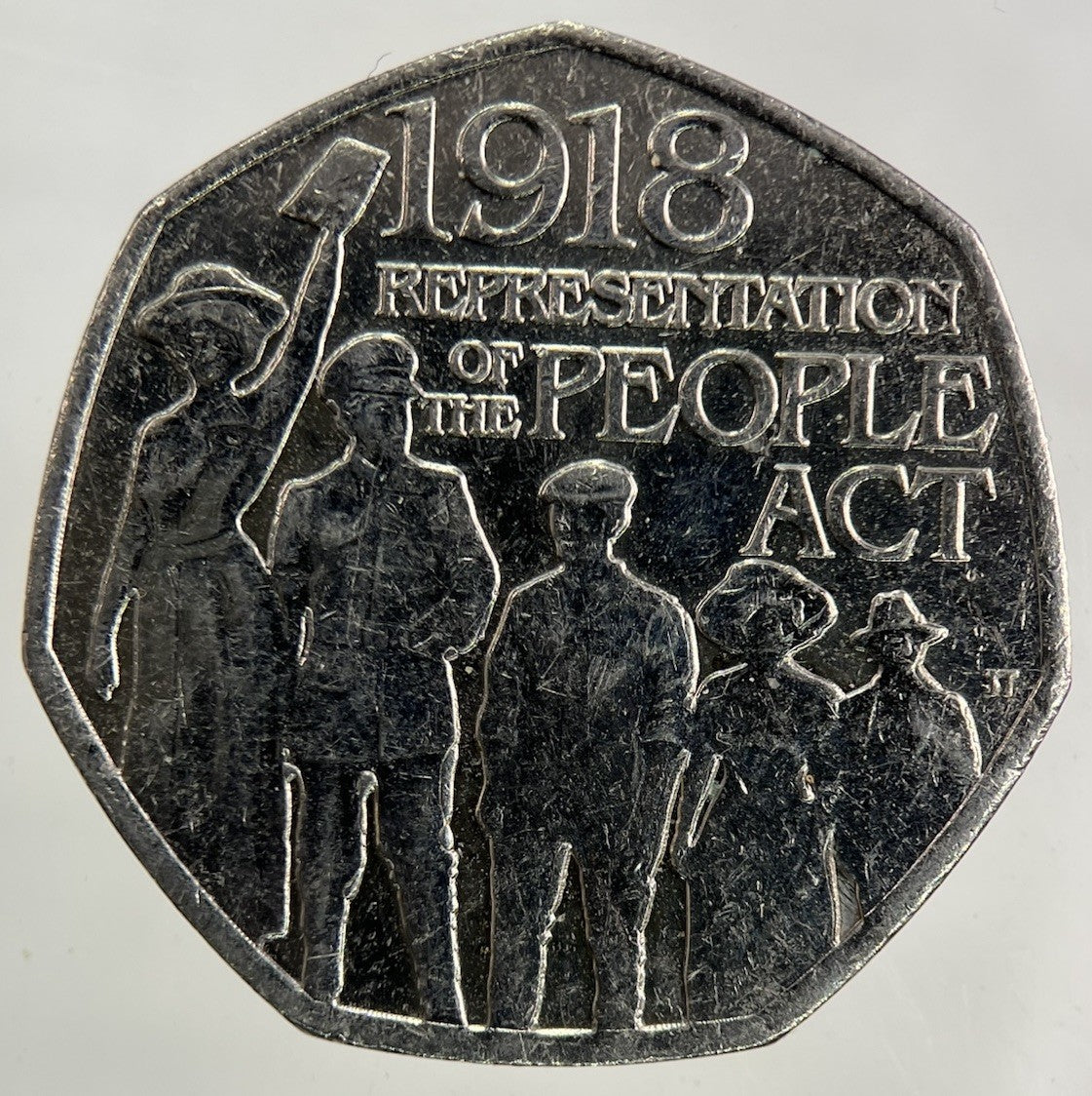 2018 Representation Of The People Act 50p Fifty - Pence Coin | Collectable Grade