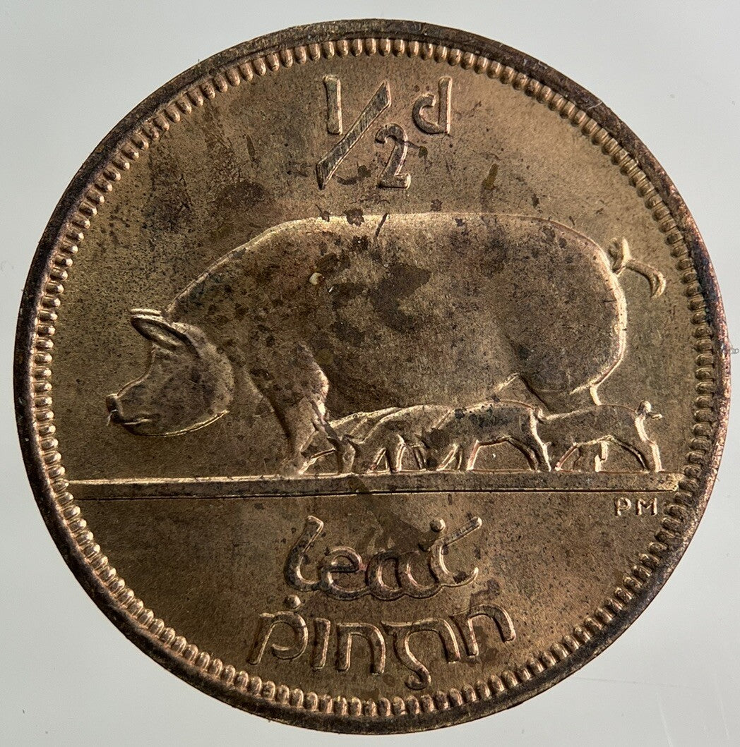 1966 Irish Half - Penny Coin | Very Fine Grade