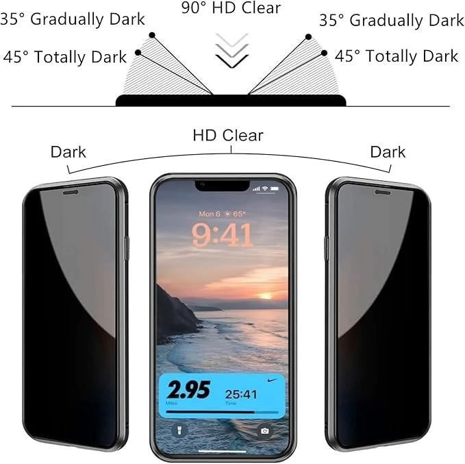 iPhone 6 / 6s Blue & Black 360 Magnetic Tempered Glass Protective Case