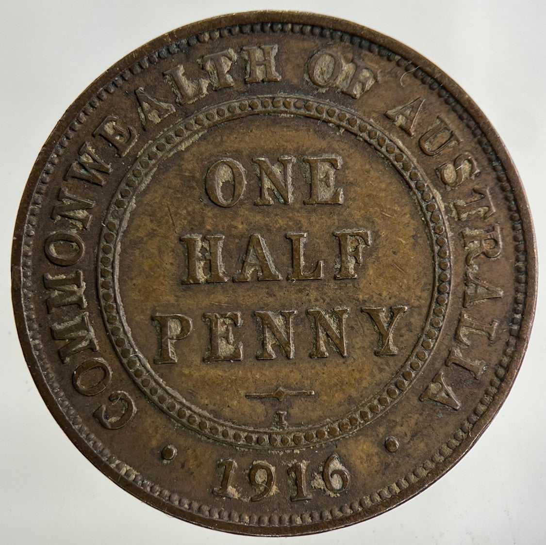1916 Australia Half - Penny Coin | Very High Grade