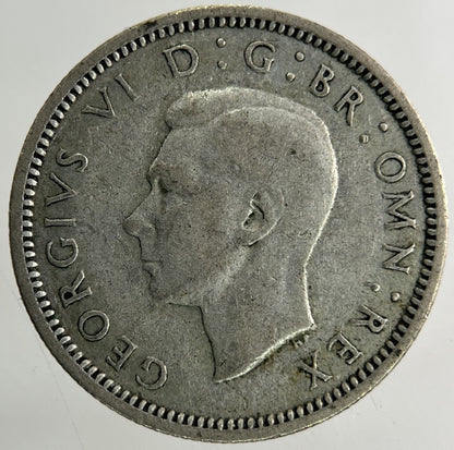 1937 George VI Sixpence Silver Coin | Fine Collectable Grade